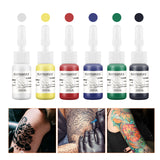 Tatooine 6PCS 5ML Tattoo Ink 4pcs Tattoo Ink Set, Long Lasting Tattoo Painting for Tattoo Design, Tattoo Supply For Body Art