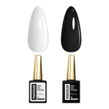 Peacecolor White Black Gel Polish 15ml Set Soak Off Manicure Nail Gel Polish