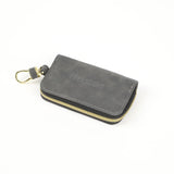 Freesight Portable Soft Faux Leather Key Case, Multi Slot Mini Key Holder Wallet with Hook for Daily Carry