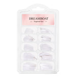 Dreamboat 100PCS False Nails Tips Soft Gel 10 Sizes Acrylic Artificial Tip Manicure with Box
