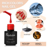 Shelloloh Nail Gel Soak Off Gel 20 Color Kit