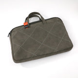 Freesight Vintage Quilted Faux Leather Laptop Briefcase, Slim Business Office Handbag Fits 13-14 Inch Notebook