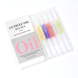 Peacecolor 5PCS Revitalizing Cuticle Oil Set Repaired Cuticles Overnight Cuticle Softener Nail Strengthener Protector for Damaged Skin Thin Nail