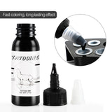 Tatooine Black Tattoo Ink 2PCS 30ML - Long Lasting Tattoo Ink Set for Body Art, Essential for Tattoo Artists and Beginners