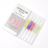 Peacecolor 5PCS Revitalizing Cuticle Oil Set Repaired Cuticles Overnight Cuticle Softener Nail Strengthener Protector for Damaged Skin Thin Nail