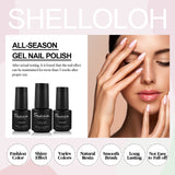 Shelloloh Nail Gel Polish Set 5 Colors