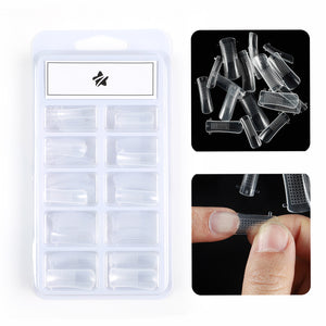 100PCS Transparent Scale False Nail Tips Nail Tool For Nail Art Design