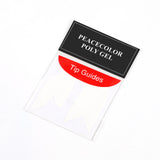 Peacecolor Poly Gel 1PC French Nail Sticker For Nail Art Design Nail Salon