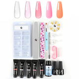 Extension Poly Nail Gel Set 17PCS Suitable For Beginner Nail Tools Included