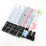 Extension Poly Nail Gel Set 17PCS Suitable For Beginner Nail Tools Included