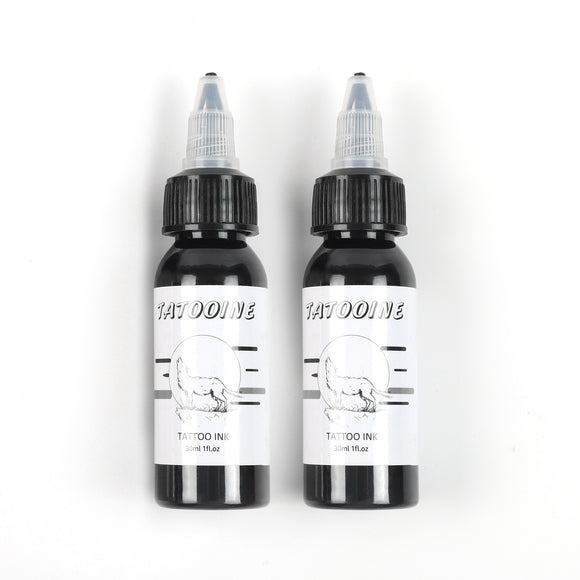 Tatooine Black Tattoo Ink 2PCS 30ML