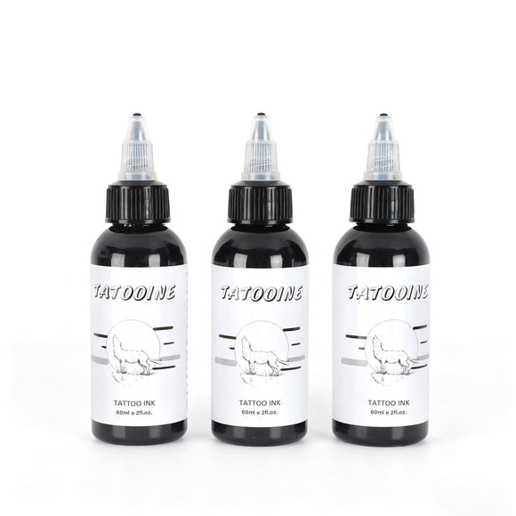 Tatooine Balck Tattoo Ink 3PCS 60ML