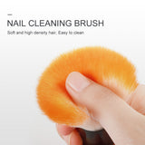 Shelloloh Nail Cleaning Brush Nail Dust Clean Tool Pedicure Nail Art Care Tool Soft Remove