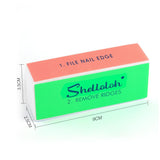 Shelloloh 4 Sides Nail Buffer Block Manicure Tools Sponge Nail Files