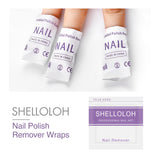Shelloloh Manicure Tools Kit UV Gel Top Coat Nail Slip Solution Nail Tips Remover Cleanser Pads Cleanser Plus Nail Art Decoration Kit