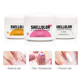 Shelloloh Acrylic Powder Acrylic Liquid Nail Art Tools Manicure Tool Kit False Nail Starter Kit Easy To Use Long Lasting