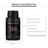 Shelloloh 10Pc Poly Gel Kit  36W UV/LED Lamp 30ml Cleanser Plus Nail Art 15ml Poly Gel