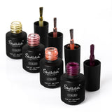 Shelloloh 8/20Pcs Nail Gel Polish Kit 24/36W UV LED Lamp Manicure Set Top Base Coat Manicure Tools Nail Art