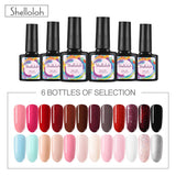 Shelloloh 10ml Nail Gel Polish Set 5/6/8/10/12/15/20 Colors to Choose (Send us the numbers of colors that you want)