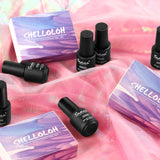 Shelloloh 10 Colors Nail Gel UV Gel Kit Nail Lamp Nail Drill Machine Nail Art